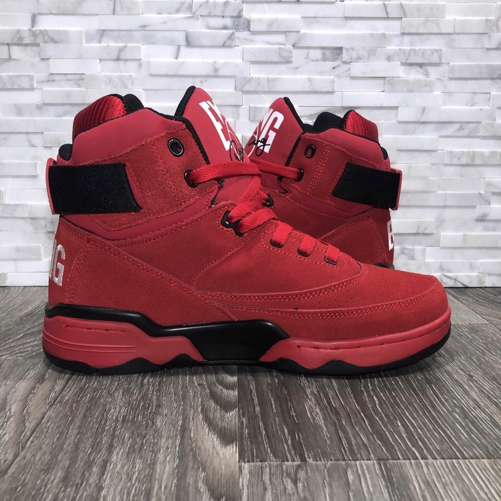 Ewing 33 Hi Red & Black OG VNDS With OG Box - Picture 9 of 16
